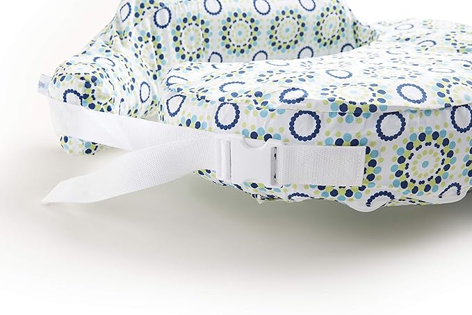 My Brest Friend Original Nursing Pillow Enhanced Ergonomics Essential Breastfeeding Pillow Support For Mom & Baby W/ Convenient Side Pocket, Double Straps & Slipcover, Sparkles