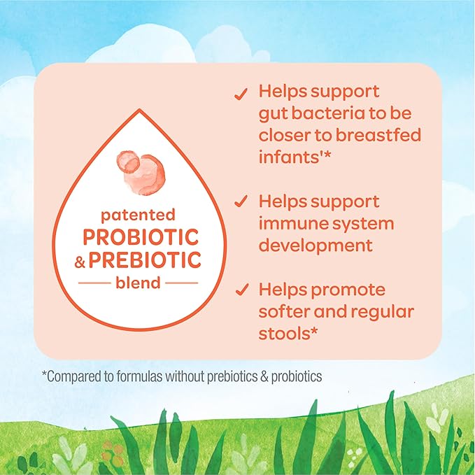 Happy Baby Organics Stage 1 Infant Formula, 0 12 Months, Milk Based Organic Baby Formula Powder with Iron, Probiotics & Prebiotics for Immune & Digestive Support, 22.9 Ounce (Pack of 1)