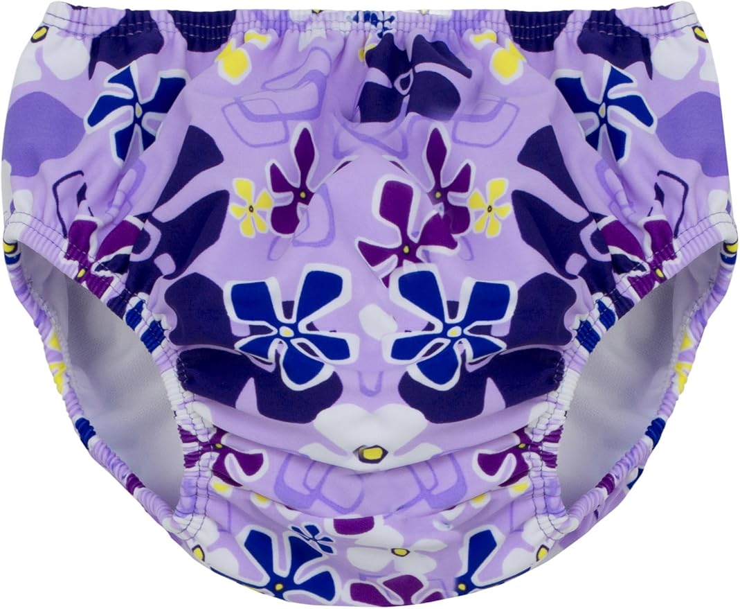 Tuga Girls Reusable Swim Diapers, UPF 50+ Sun Protection Swimsuit