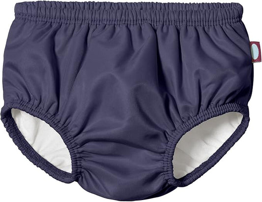 Made in USA Baby Girls and Boys Swim Diaper Cover Reusable Leakproof for Swimming Pool Lessons Beach, Navy, 2T