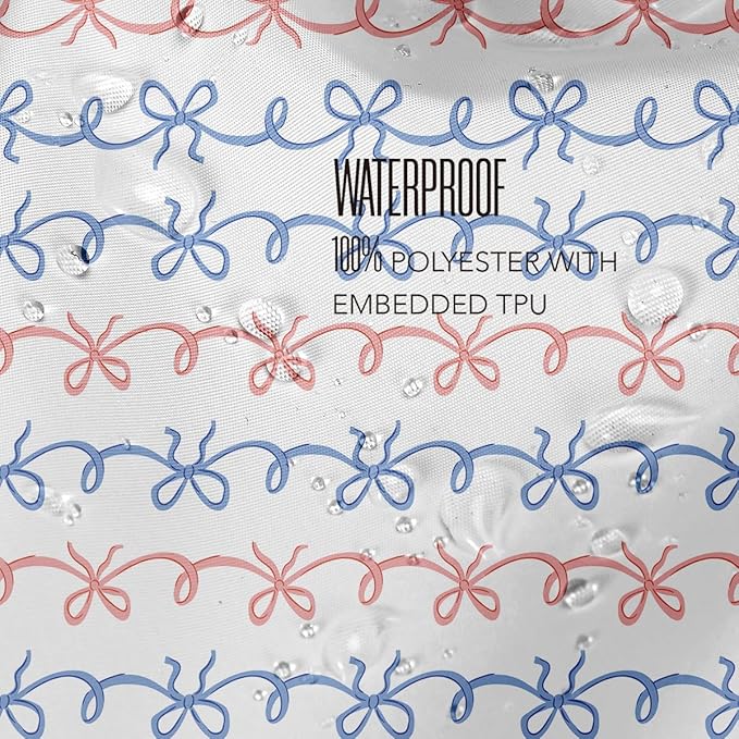 Beach Wet Bags Waterproof Sandproof, Pool Wet Bags for Women, Summer, Travel, Swimsuit, Vacation, Bowknot