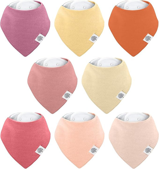 Parker Baby Bandana Drool Bibs for Boys, Girls & Unisex - Soft & Stylish Teething Bibs for Babies