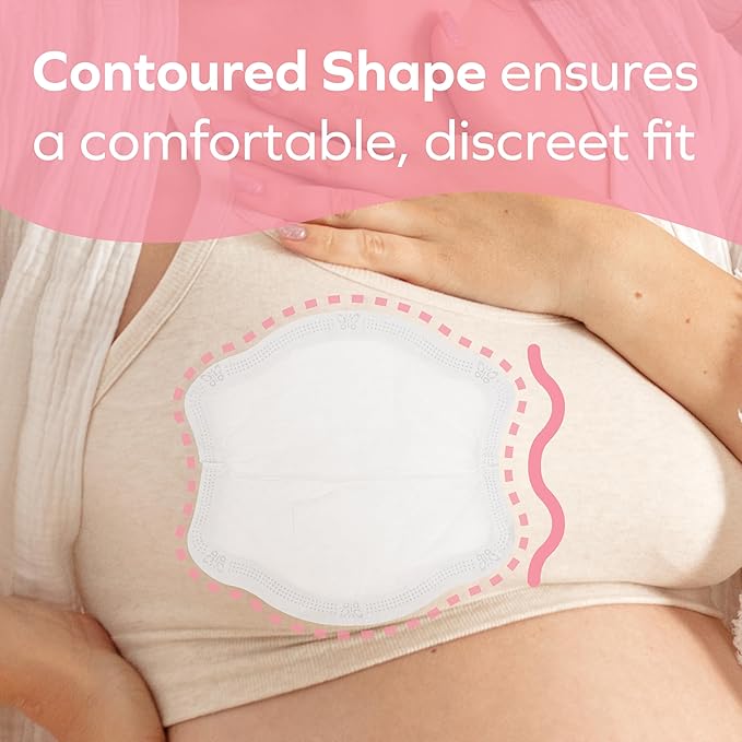 Dr. Talbot's Mom Discreet and Ultra-Thin Disposable Nursing Pads for Breastfeeding Moms - 100 Count - Breastfeeding Essentials