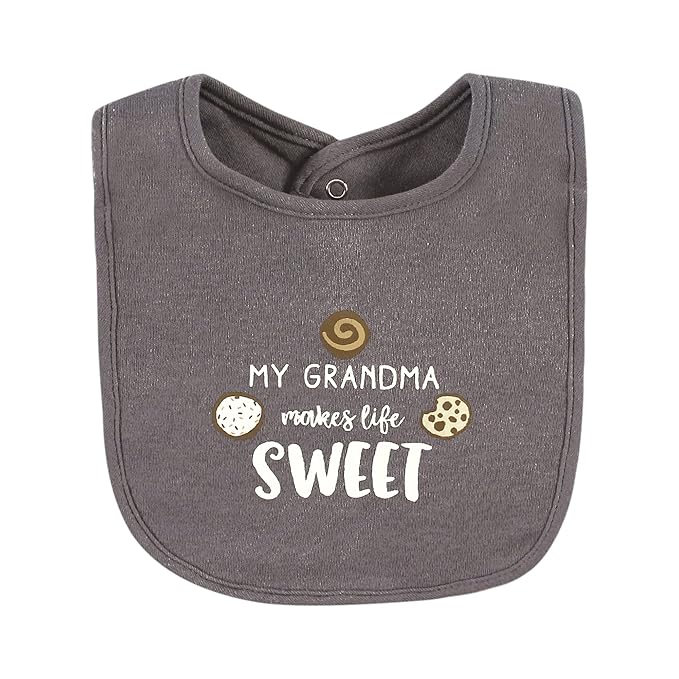 Hudson Baby Unisex Baby Cotton Bibs, Popsicle, One Size