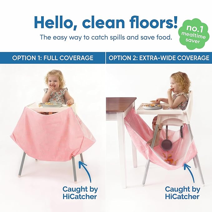HiCatcher Universal Food Catcher for High Chairs - 4-Leg High Chair Compatible