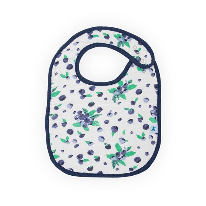 Little Unicorn Muslin Baby Bibs | Adjustable as Baby Grows | Soft Absorbent Muslin Fabric | For Eating, Drooling, Teething (Berry Lemonade)