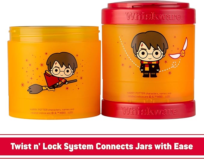 Whiskware Harry Potter Stackable Snack Pack, Harry Potter