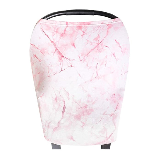 Copper Pearl Multi-Use Cover: Car Seat, Nursing, Stroller Cover - Stretchy Rayon Fabric, All-Season Use, Roxy
