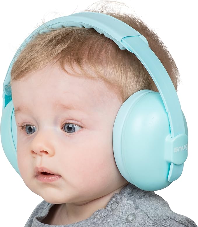 Snug Baby Earmuffs, Best Toddler & Infant Hearing Protection Ages 0-2+ Ear Protection for Babies