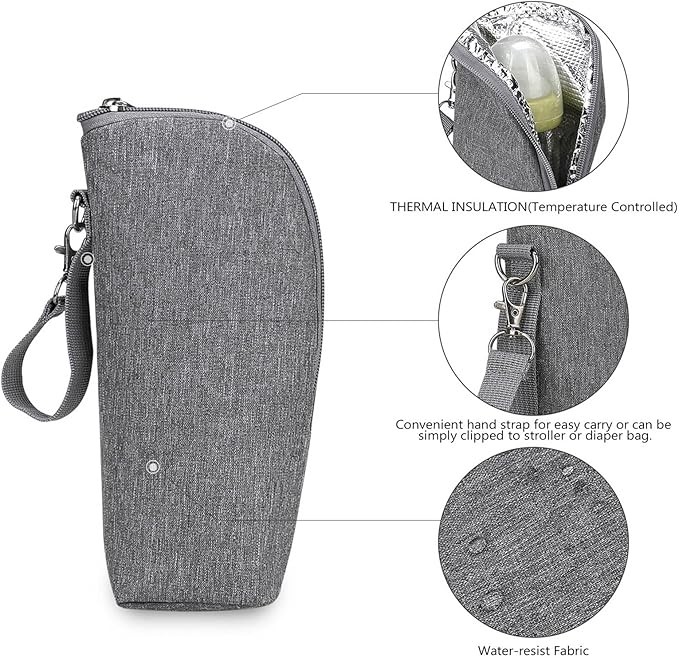 Baby Milk Bottle Insulation Bags Portable Feeding Bottle Waterproof Thermal Bag Milk Warmer Stroller Diaper Bag