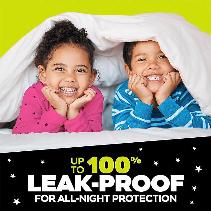 Ninjamas Boys Bedwetting Nighttime Underwear, Size S/M (38-70 lbs), 44 Count, Overnight Protection, Ultra Absorbent, Hypoallergenic