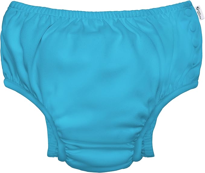 green sprouts Baby Toddler Eco Snap Swim Diaper - Sky Blue - 3T