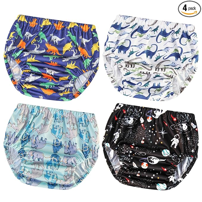Joyo roy Plastic Underwear for Potty Training 5T Rubber Pants for Babies Cloth Diaper Cover for Swimming Rubber Pants for Toddlers Waterproof Swim Diaper Covers for Toddlers Training Pants Boys 5T