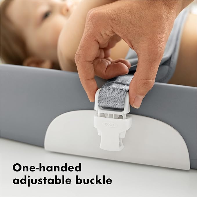 OXO Tot Changing Pad and OXO Tot Perfect Pull Wipes Dispenser, Gray, 1 Count (Pack of 1) Bundle