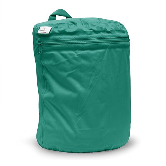 Kanga Care Wet Bag Seam Sealed Waterproof 3D Dimensional for Baby Cloth Diapers, Travel, Beach, Pool, Gym, Swim | Peacock