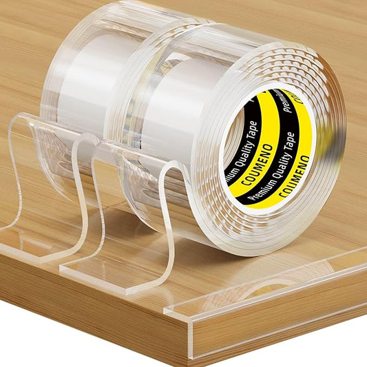 Clear Edge Protector & Corner Guards,2Pack 1.2in（W x 3.3FT(L),Baby Proof Corner Protectors for Furniture, Table Bumper for Baby Safety, Sharp Edge Protector for Drawers, Tables, Cabinets