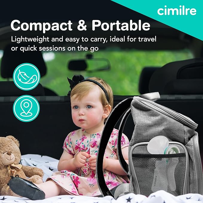 M1 Manual Breast Pump Kit – Portable, Quiet Breastfeeding Pump with Ergonomic Handle, Closed System & Wide‑Neck Bottle for Travel, Backup & On‑The‑Go Moms