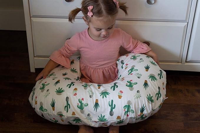 ALVABABY Pillow Cover Soft and Comfortable for Breastfeeding Moms Soft Fabric Fits Snug On Infant Nursing Pillows to Mothers While Breast Feeding ZT-W05
