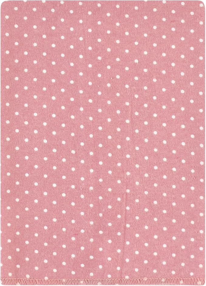 Hudson Baby Unisex Baby Cotton Flannel Burp Cloths Bundle, Dusty Rose Floral, One Size