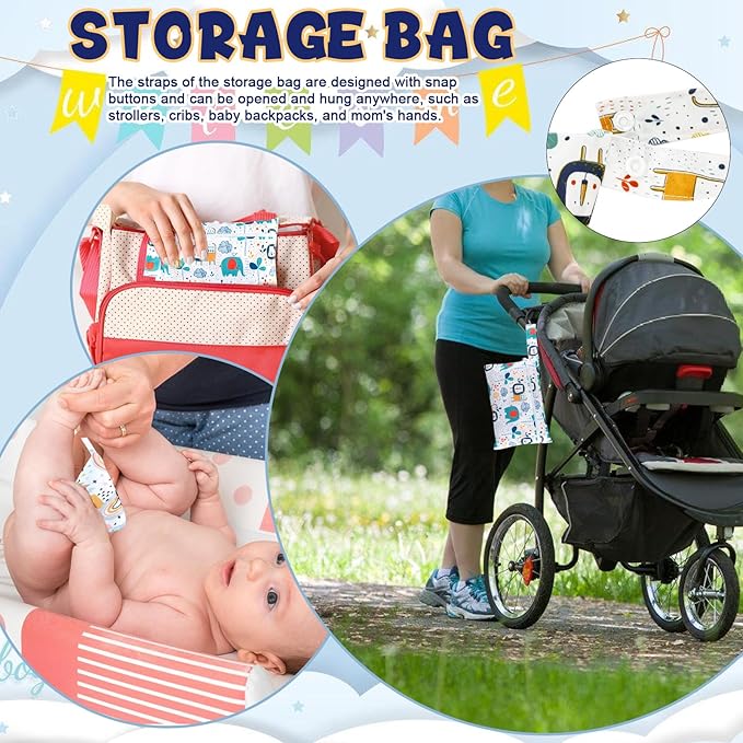 10 Pcs Coral Velvet Peepeeteepe Baby Boy with Storage Bag & Laundry Bag, Strong Water Absorption Pee Peep Teepee for Baby Boy, Reusable Pee Covers for New Parents Gift