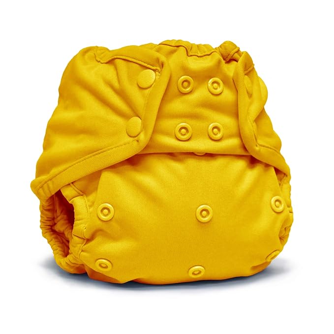 Kanga Care Rumparooz Double Leg Gusset Reusable Cloth Diaper Cover One Size Snap | Dandelion 6-35 lbs