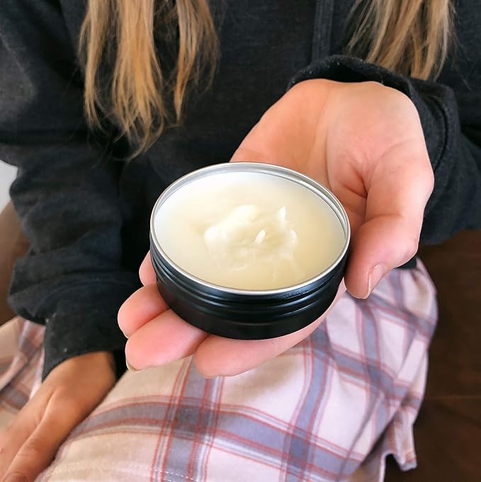 Sore Nipple Balm, 100% Plant-Based Vegan Breast Cream for Sore, Chapped Nipples, 2oz