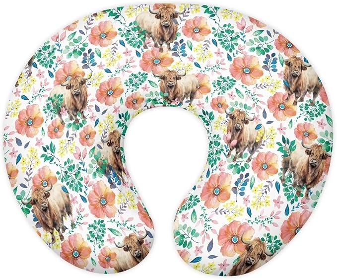 ZOUTAIRONG Cute Corgi Nursing Pillow Cover for Baby Girls Boys Cock Breastfeeding Pillow Slipcover Boy Fits The Pillow for Breastfeeding and Bottle Feeding Nursing Pillow Case