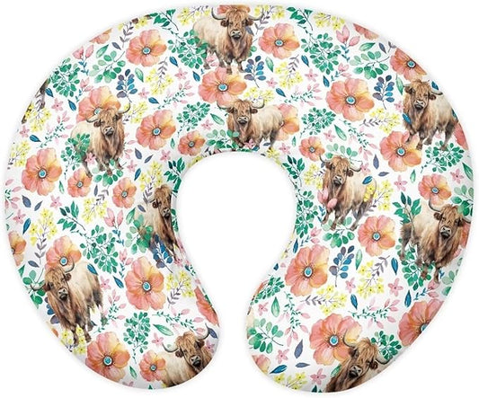 ZOUTAIRONG Cute Corgi Nursing Pillow Cover for Baby Girls Boys Cock Breastfeeding Pillow Slipcover Boy Fits The Pillow for Breastfeeding and Bottle Feeding Nursing Pillow Case