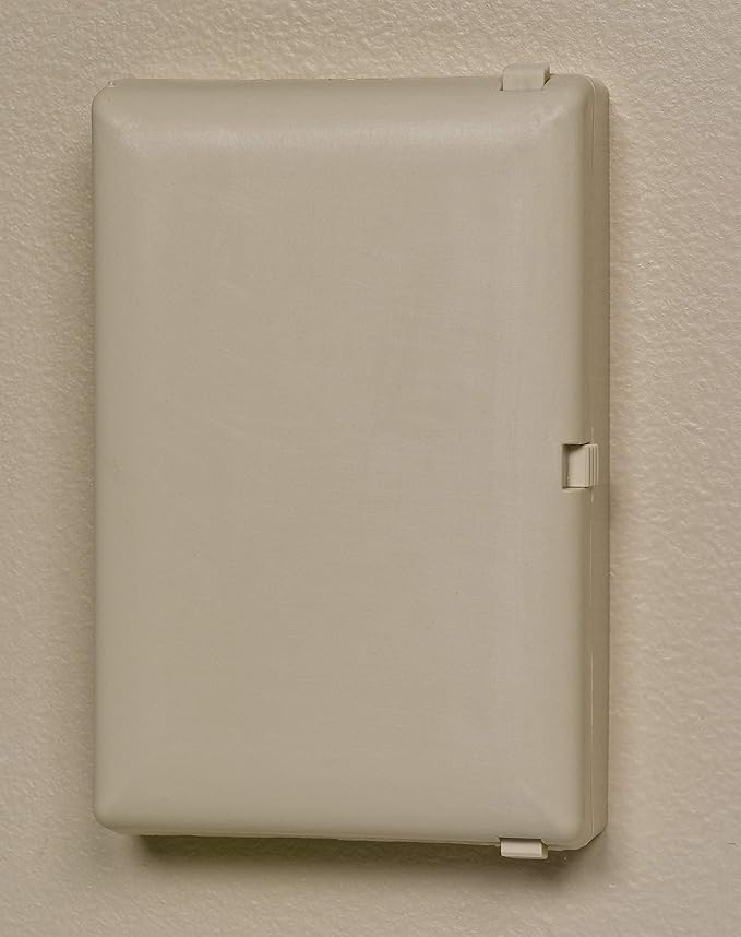 Baby Toddler Pet Resistant Electrical Safety Cover Guard for Home and Business, Made in USA, Traditional Standard Toggle Light Switch (Ivory, 2 Pack)
