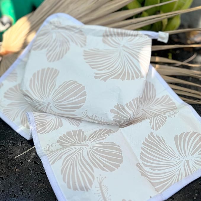 Ditty Co. Diaper Bag Pouch | Diaper Clutch with Portable Changing Pad | Lightweight, Splash-Proof Organizer Pouch | Wet Bag for Baby Travel Essentials | Easy to Clean | Aloha Print