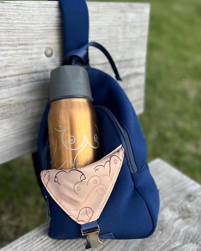 Sarah Wells Allie Sling Pump Bag – Fits All Wearable Cup Pumps & Portable Pumps – Machine Washable Neoprene Crossbody with Insulated Pocket, Water Bottle Holder & Hands-Free Design (Royal Blue)