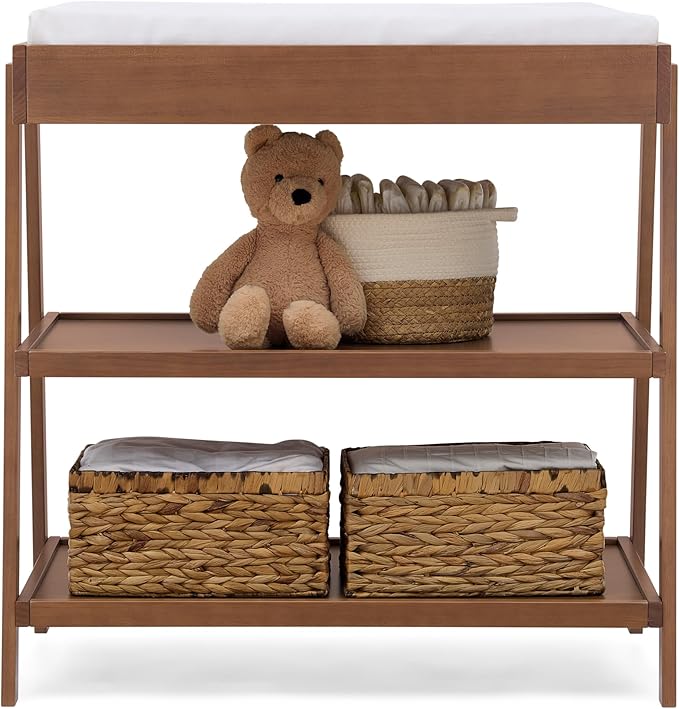 Delta Children Scout Changing Table, Chestnut