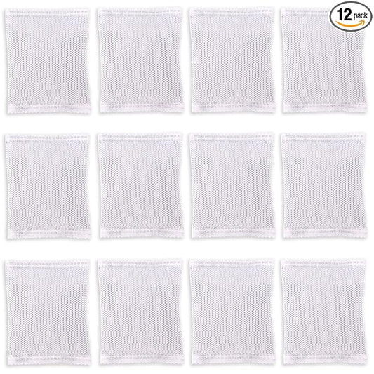 12pcs Carbon Filter Refills for Diaper Genie, Activated Charcoal Smell Absorbing Deodorizer Complete Bulk for Playtex Diaper Genie Cans Closets & Shoe Cabinets (20g)
