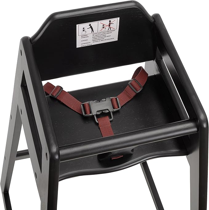 Hight Quality, Seating Ready-to-Assemble Restaurant Wood Bar Height High Chair, Baby Highchairs, Durable Dining Feeding Chair with Steps, High Chairs for Babies and Toddlers, Seria 01