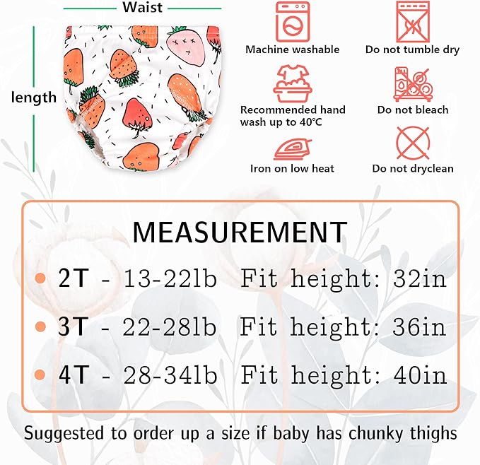 Max Shape Baby Girls Training Underwear & Pants - 7 Pack