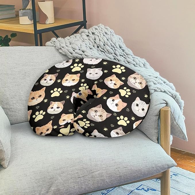 Cute Cats Nursing Pillow Cover, Fits The Original Support for Breastfeeding, Bottle Feeding, and Bonding Ultra Soft Comfortable Slipcover for Baby Girl and Boy