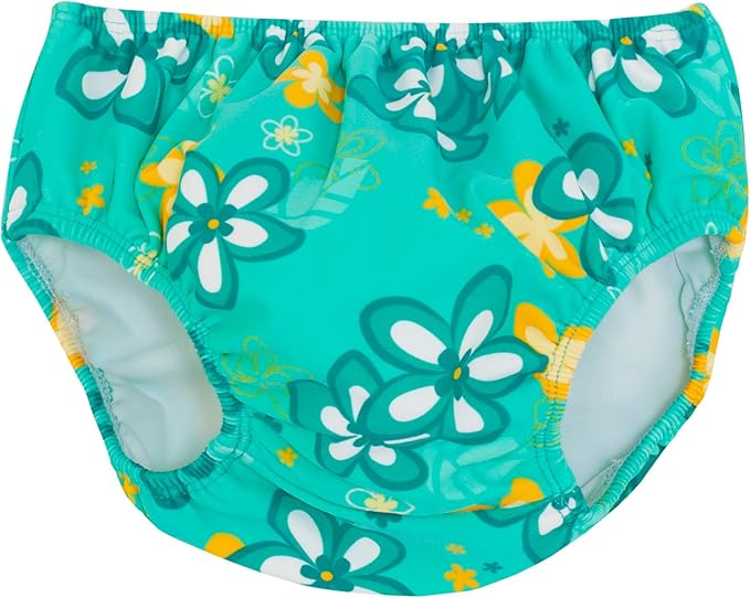 Tuga Girls Reusable Swim Diapers, UPF 50+ Sun Protection Swimsuit