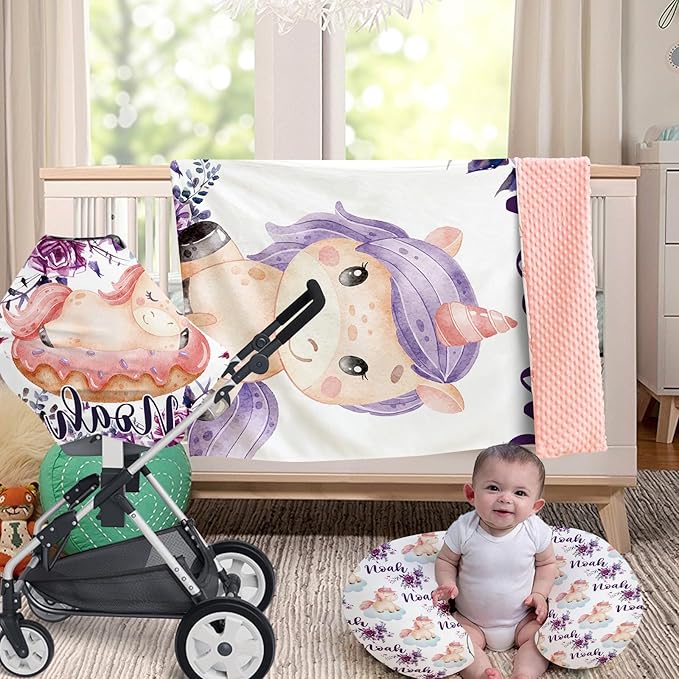 Dyoart Custom Baby Nursing Pillow Cover for Nursing, Animal Theme Removable Nursing Covers for Breastfeeding Pillows, Ultra Soft Comfortable Slipcover for Newborn Baby Boys and Girls