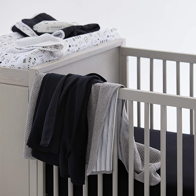 HonestBaby Organic Cotton Changing Pad Cover, Pattern Play, One Size
