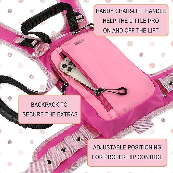 Ski Harness for Kids: Adjustable Kids Ski Harness with Training Leash for Speed Control,Perfect for Balance and Turns