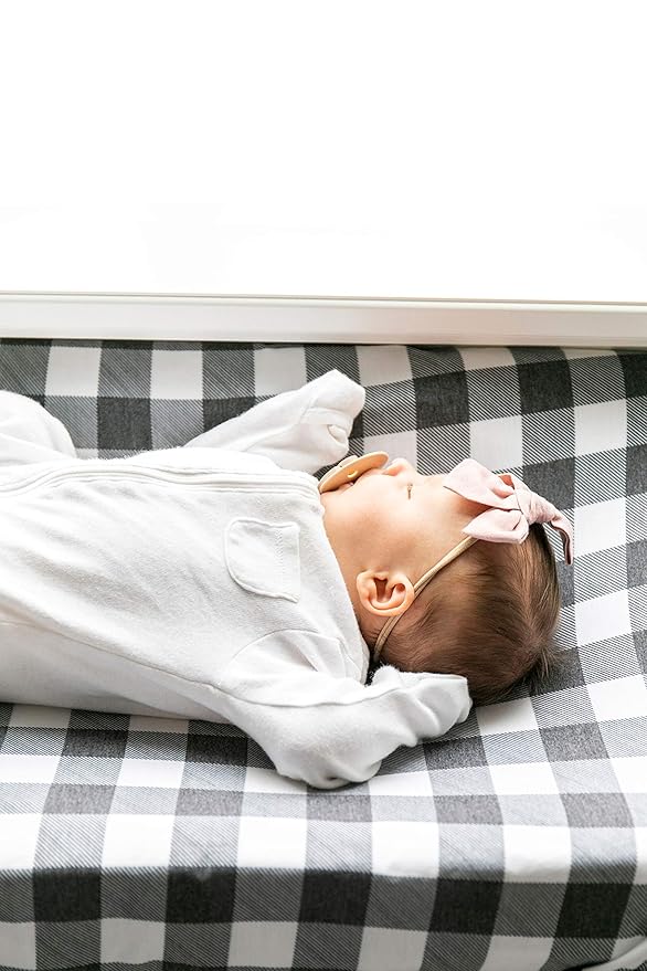Copper Pearl Premium Knit Changing Pad Cover Soft, Stylish, and Universal Fit for All Standard Diaper Changing Pads, Trendy Design Changing Pad Covers, Scotland