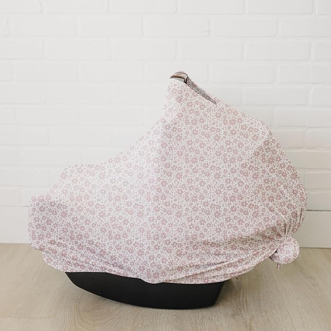 Sorrel + Fern Nursing Cover Up for Breastfeeding - Breathable Breastfeeding Cover with Removable Arch Neckline for Women - Breast Feeding Covers for Women (Blush)
