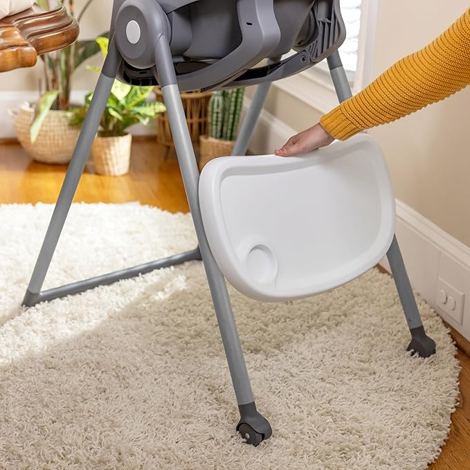 Ingenuity Proper Positioner Deluxe High Chair - 7-in-1 Convertible Baby Seat, Removable Rocking Infant Seat, Unisex, for Ages 0-36 Months