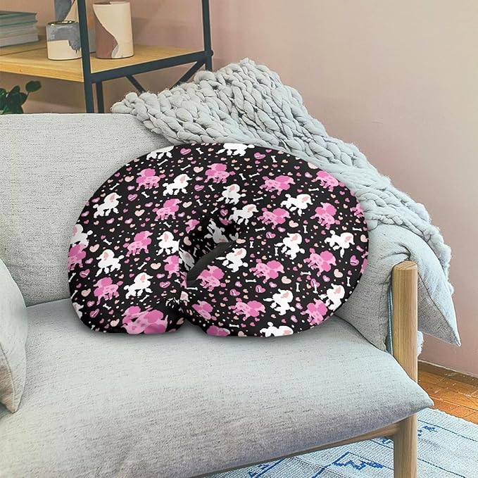 Poddle Dog Nursing Pillow Cover for Newborn Breastfeeding Pillow Slipcover Hidden Zipper Design Nursing Pillow Case U-Shaped Soft and Skin-Friendly