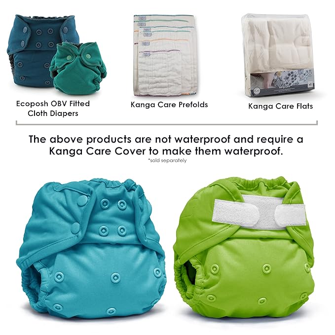 Kanga Care Rumparooz Double Leg Gusset Reusable Cloth Diaper Cover One Size Snap | Dandelion 6-35 lbs
