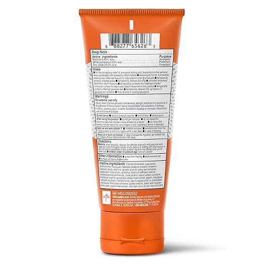 Medline Remedy Specialized Zinc Oxide Paste with Menthol (2 oz Tube), Unscented, Calamine, Incontinence Care, Diaper Rash, Wetness Protection, Hypoallergenic, Paraben Free, Adults, Soothing