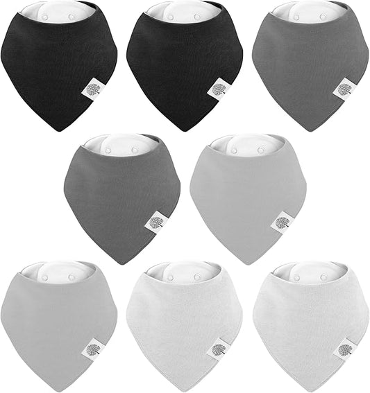 Parker Baby Bandana Drool Bibs for Boys, Girls & Unisex - Soft & Stylish Teething Bibs for Babies