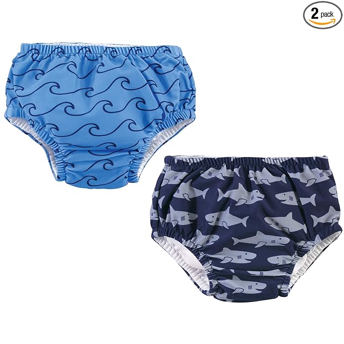 Hudson Baby Unisex Baby Swim Diapers, Sharks, 4 Toddler