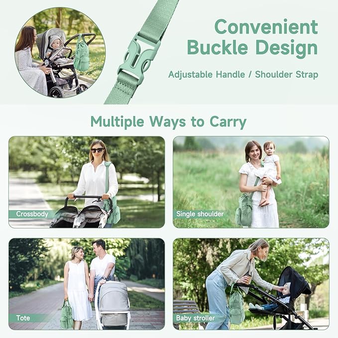 Portable Travel Bag for Breast Milk Cooler, Fits Milk Cooler & Portable BreastMilk Chiller, Leakproof,Insulated & Scratch-Resistant Bottle Carrier with Shoulder Strap & Extra Storage