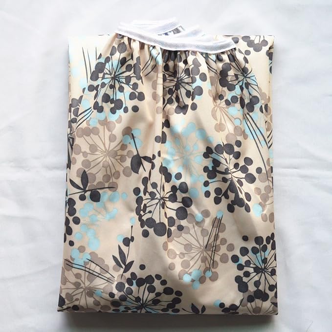 Pail Liner for Cloth Diapers Nappy Inserts Large Wet Bag Elastic Washable Reusable 27.6in x29.5in (Foliage)